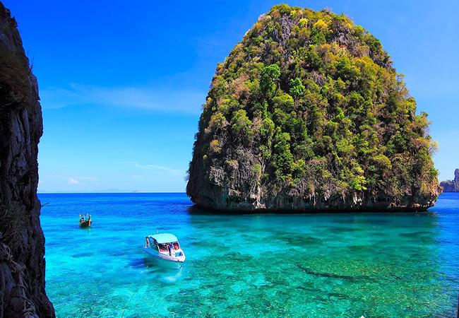 Day Trip PhiPhi, Maya, Pileh, Loh Samah & Khai Speed Boat By YP - เกาะพีพี ชมอ่าวมาหยา อ่าวปิเละ อ่า