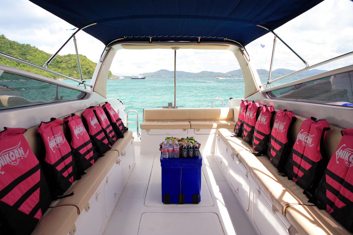 Private Charter Speedboat to Phi Phi Island or Phang Nga Bay - 11-20 Passenger / 2 Engines